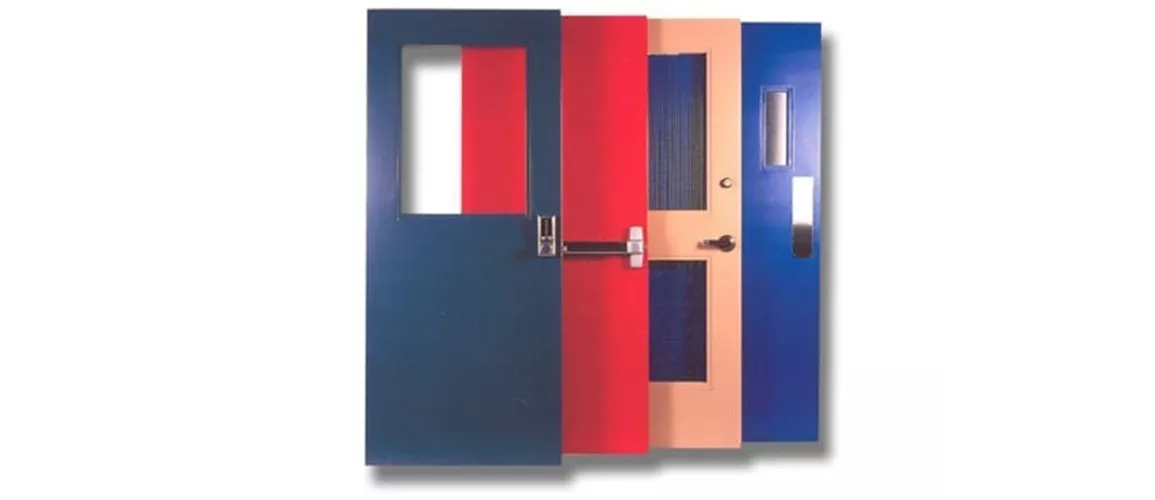 Steel man doors
